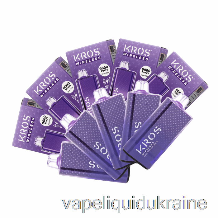 Vape Liquid Ukraine KROS Wireless 9000 Disposable (10-Pack)